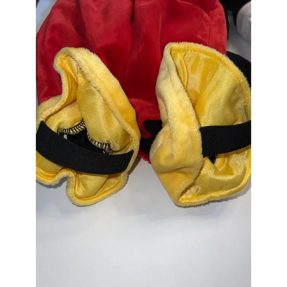 Disney Mickey Mouse Tuxedo mickey hooded ears Plush Costume Size 12/18 Months